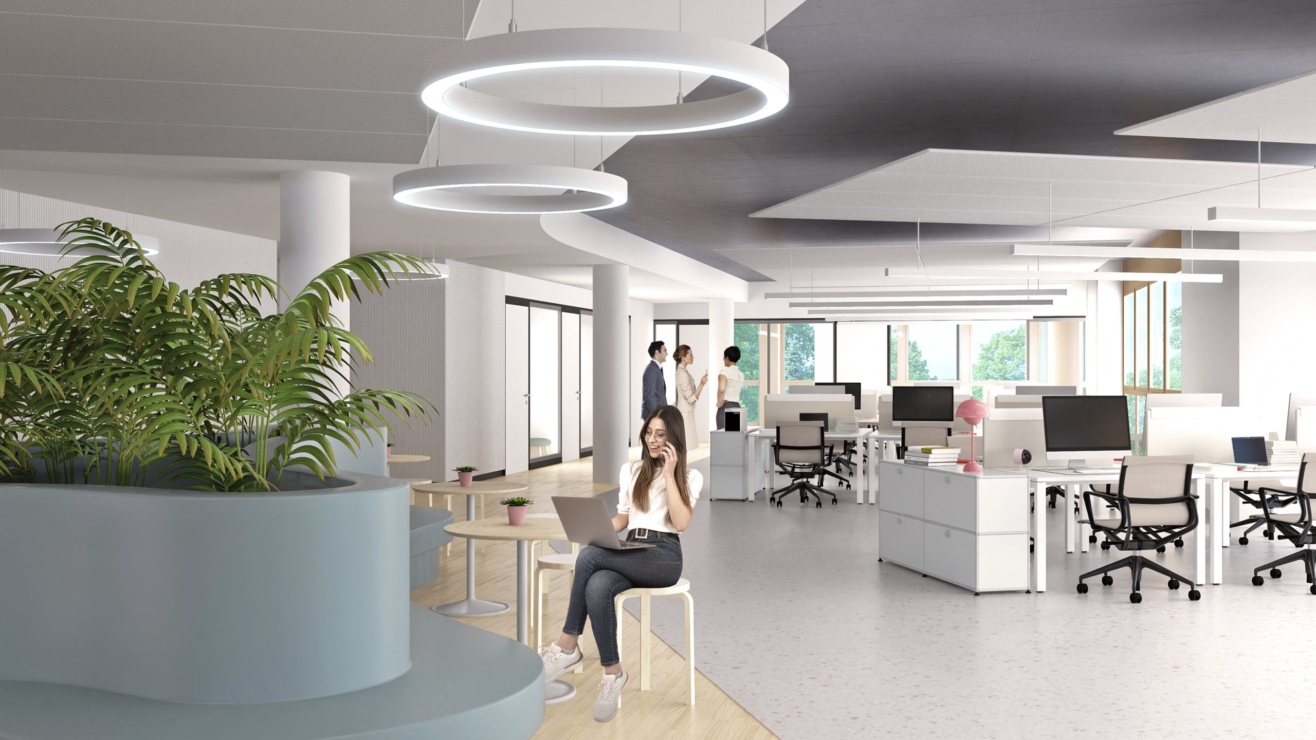 Equinoxe-Lausanne, 1er étage, concept Créatif